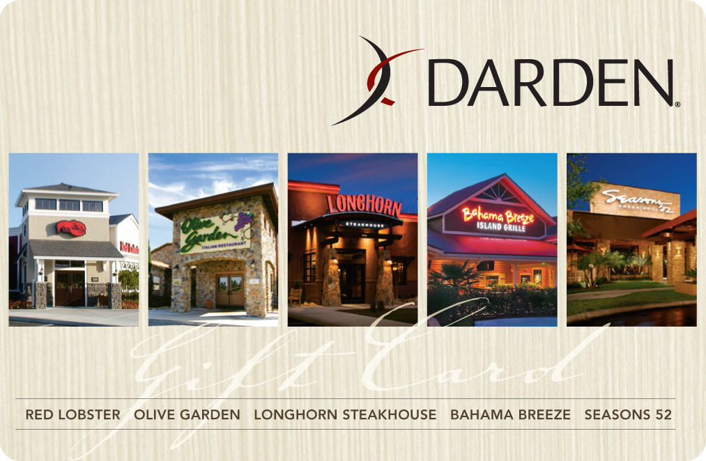 Darden Restaurants gift card