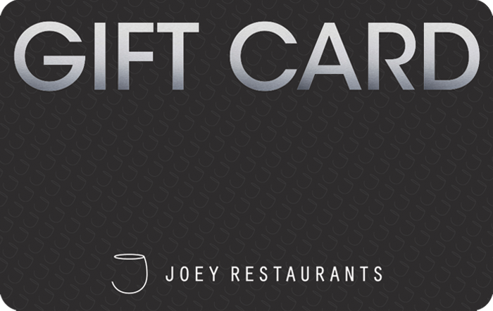 JOEY resturant gift card